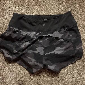 Athleta Camo Patterned Athletic Shorts